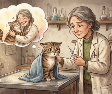 chat triste veterenaire